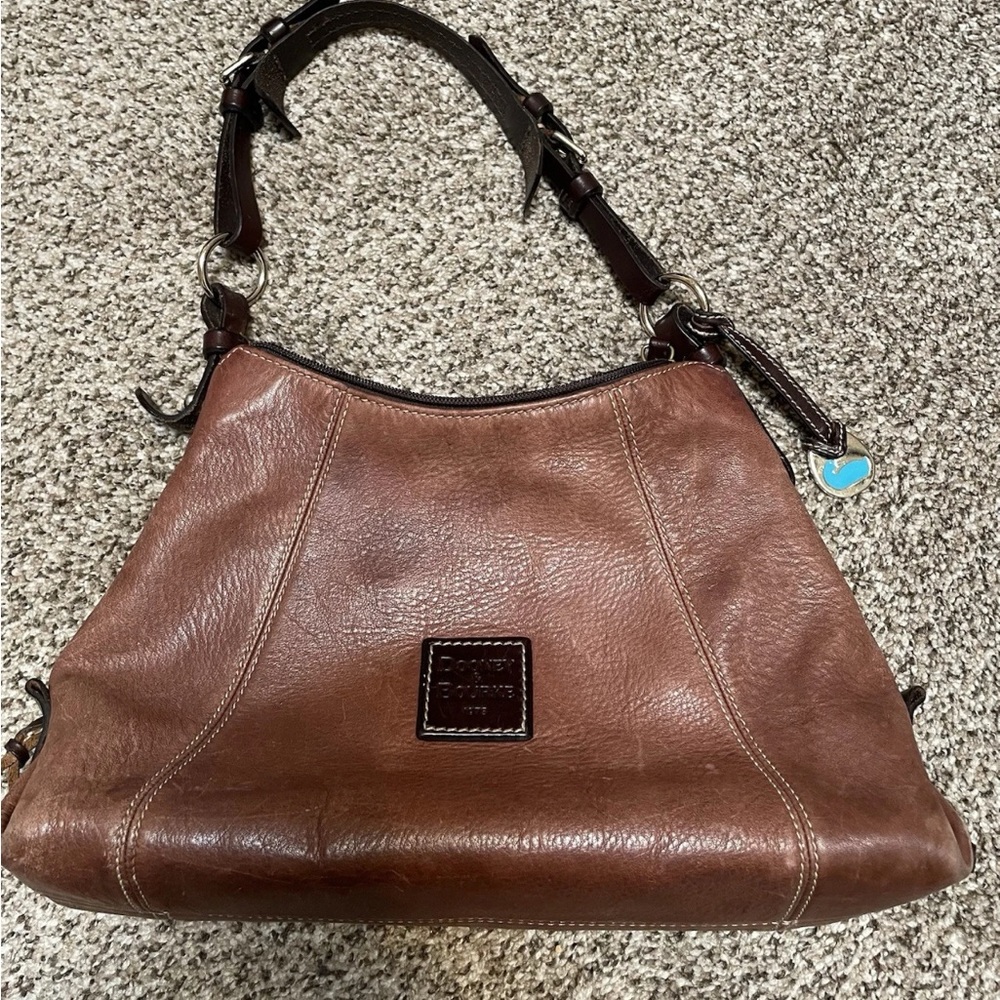 Dooney & Bourke Brown Leather Hobo Bag